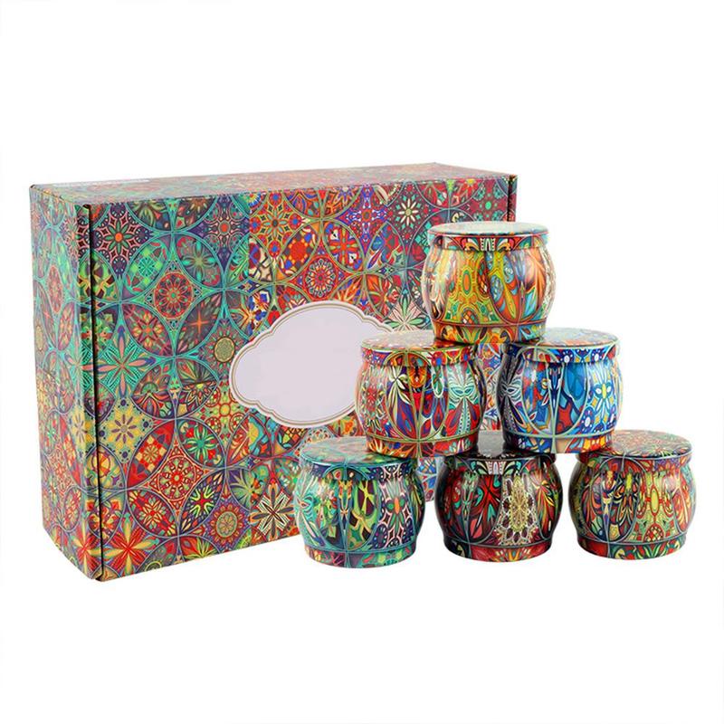 6pcs Romantic Aromatherapy Candle Gift Box Scented Candles