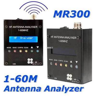 MR300 Digital Shortwave Antenna Analyzer 1-60MHz RF SWR Impe