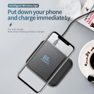 Fold Qi Wireless Charger Stand Holder Fast Charging For IPho