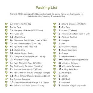 Large Size Handy First Aid Kit Bag Emergency Kit Rescue Bag