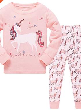 Kid Clothes Cartoon Nighty Pajamas For Girls Boys Autumn Paj