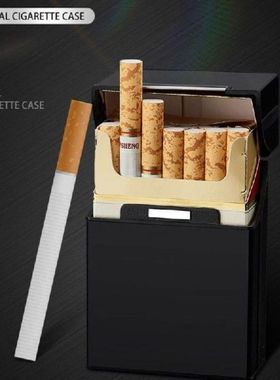 1pc Aluminum Alloy Cigarette Case Tobacco Holder Pocket Box