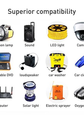 New Portable 12v 50000mAh Lithium-ion Battery Pack DC 1