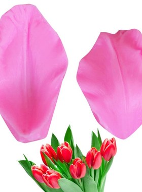 C211 24pcs/Set Leaf Flower Petals Silicone Mold Cake Decora