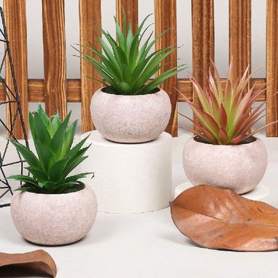 Artificial Succulent Bonsai Creative Ornaments for Home