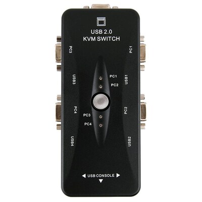 VGA Splitter Switch-Adapter Monitor KVM Projector USB 4K HDM