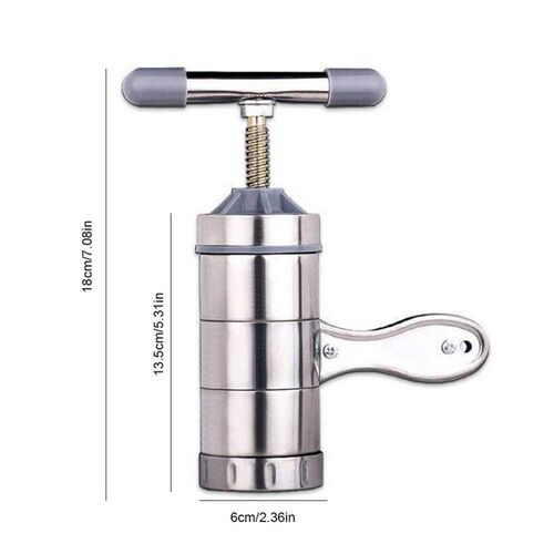Manual Stainless Steel Noodle Maker Press Pasta Cutter Kitch