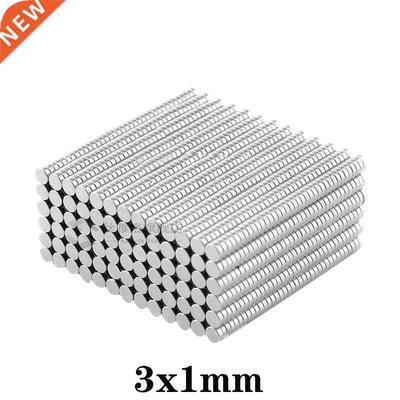 *100~5000PCS 3x1 Mini Small Round Magnets 3mm*1mm Neodymium