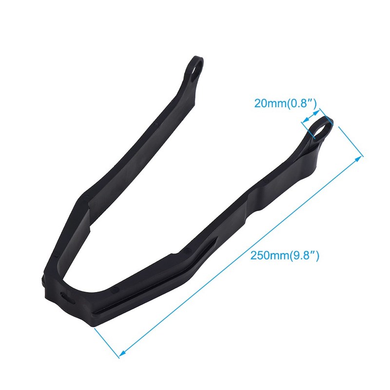 Black Motorcycle Chain Slider Guard For Honda XR400 R 96-04
