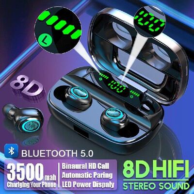 Tws Headphone Wireless Bluetooth 5.0 Earphone Tws Headphone
