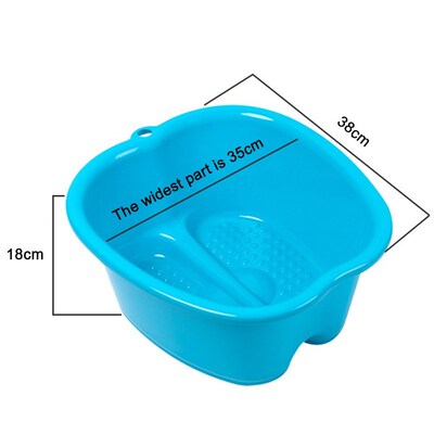 Spa-Bowl Pedicure Foot Bath Plastic for Detox And Massage-Pe