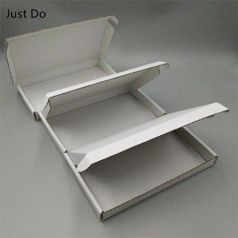 20*12*2cm White Corrugated Box Blank White Shipping Carton-封面