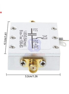 10MHz-6GHz RF Bias Tee DC Blocks for HAM Radio RTL SDR LNA L