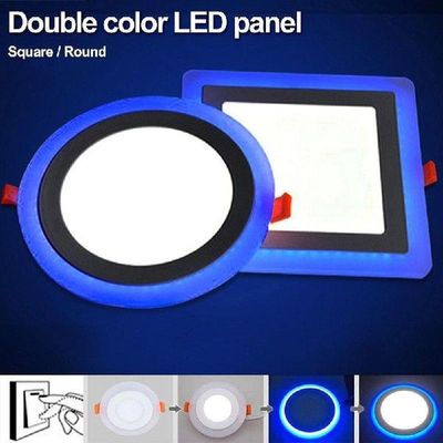 Dual Color Acrylic LED Recessed Ceiling Panel Down Lights