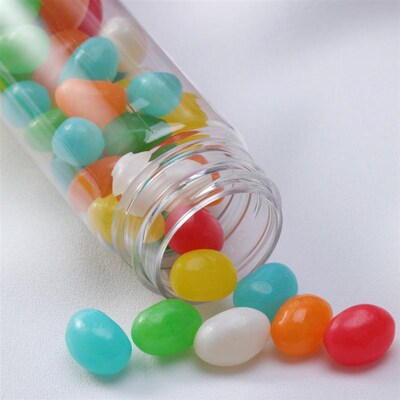 12 PCS Flat-Bottomed Plastic Clear Test Tubes With Screw Cap