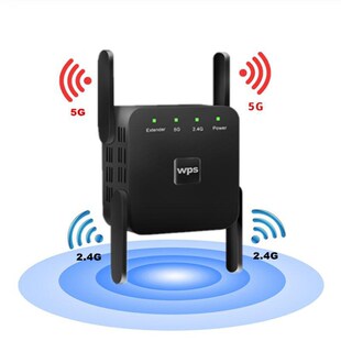 Wireless Wifi Repeater WiFi Extender 2.4G 5G AP Router Wi Fi
