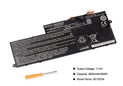 New AC13C34 Laptop Battery Acer Aspire V5-122P V5-132 E3-11