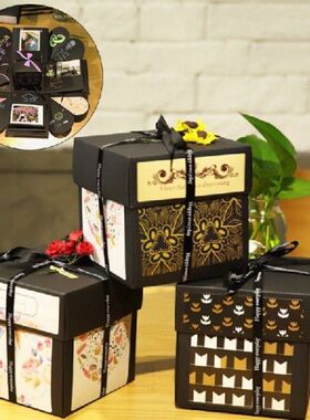 DIY Surprise Love Explosion Gift Box Photo Album for