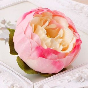 5Pcs Artificial Peony Flower Heads DIY Craft For Home