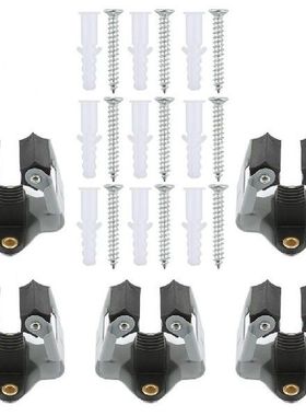 5 Buah Dudukan Organiser Alat Pel Terpasang Di Dinding Rak