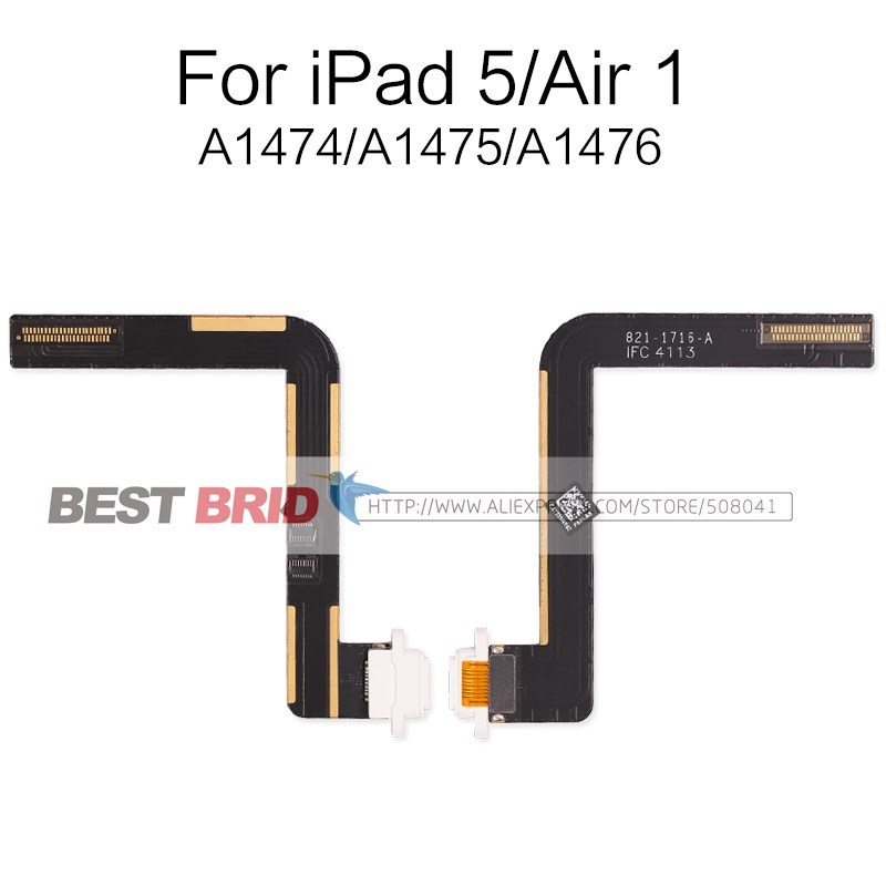 1Pcs Charging Port Flex Cables For iPad 5 Air 1 A1474 A1475
