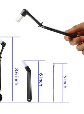 Coffee Machine Cleaning Brush with Spoon Tool Set for Espre