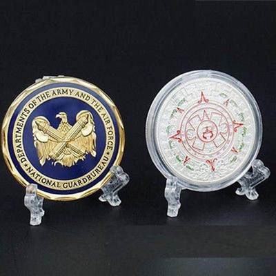 10pcs/set Plastic Display Stand Foldable Holder Easel Coin M