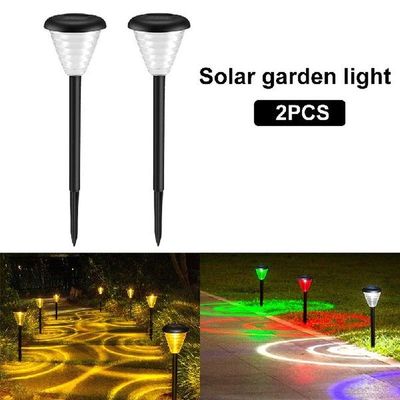2pcs Ground Stake Multicolor Aperture Festival 2 LEDs Party