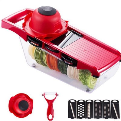 Vegetable Cutter With Steel Blade Mandoline Slicer Potato Pe