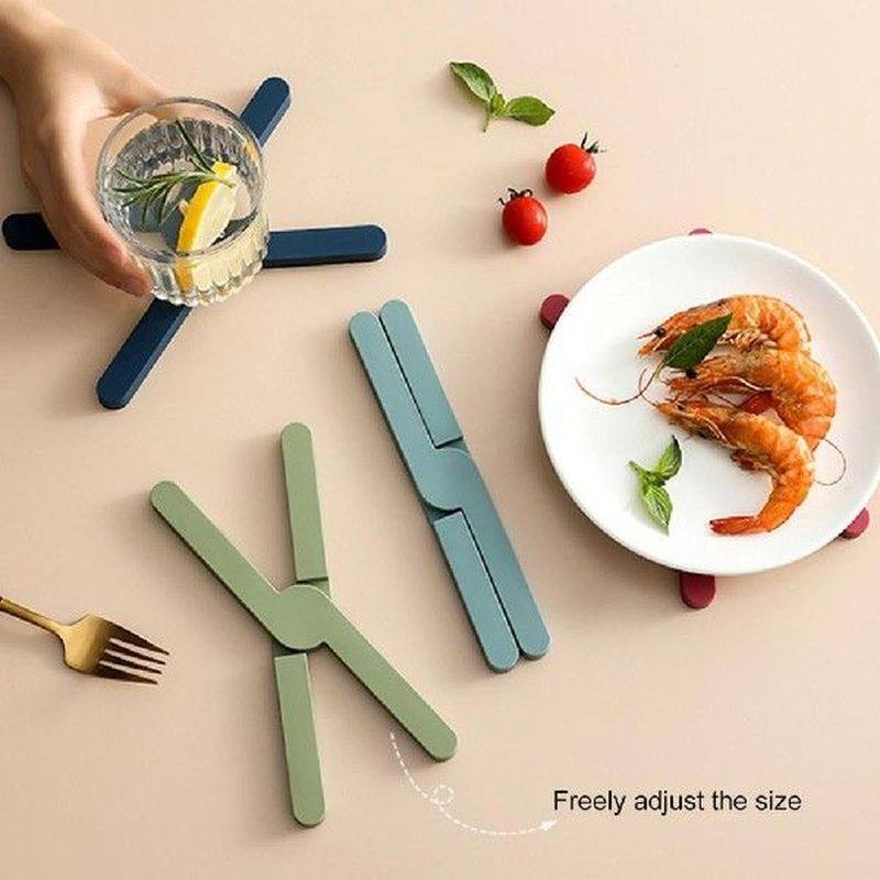 good pot holder foldable table decor compact size