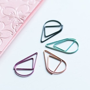 Free shipping 50 pcs/lot paperclips colorful binder clips of