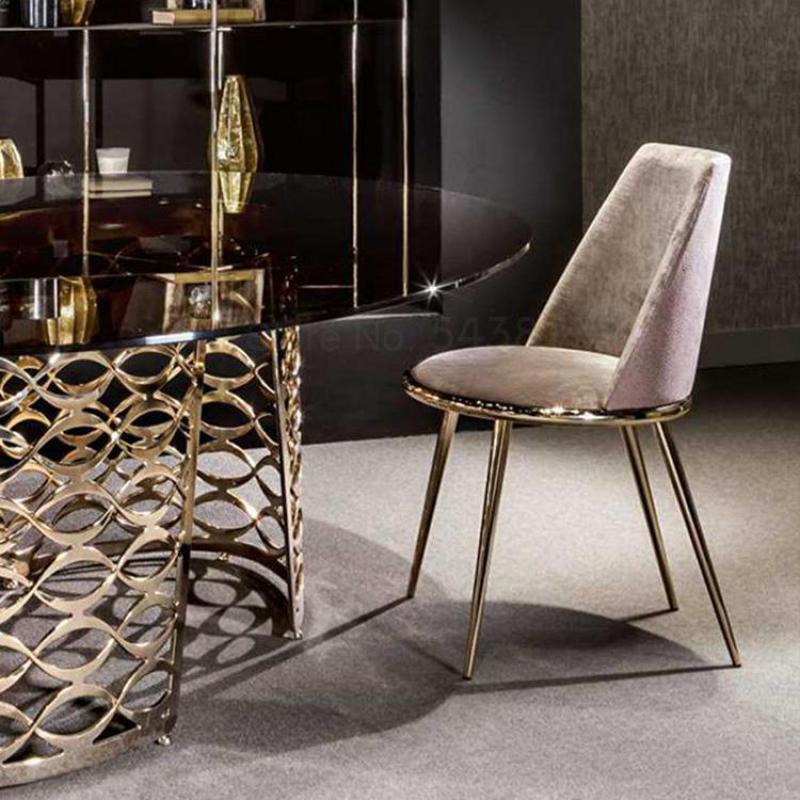 Nordic dressing nail salon stool backrest leather chair