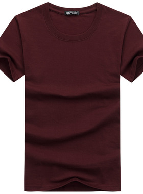 2020 summer pure white men's short-sleeved shirt