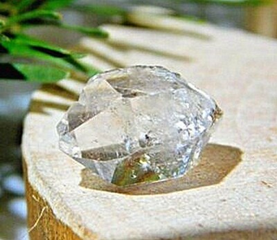 Genuine Water Clear Herkimer Diamond Quartz Crystal - Herkim