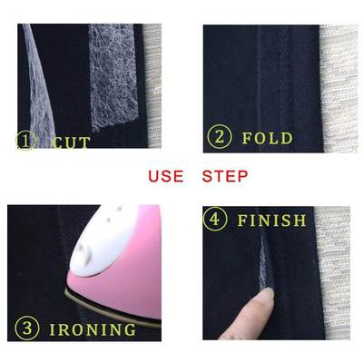 5Rolls Iron On Hemming Tapes 20mmX10m Fabric Fusing Tape Int