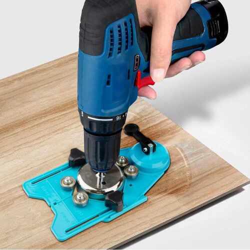 Marble Tile Hole Locator Saw Core Bit Guide Opening Adjustab