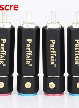 Preffair R1736 Silver Plated audio RCA connectors plug for A