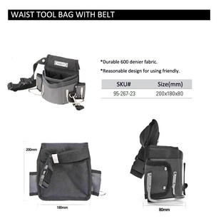 carpenters tool waist bag storage hammer holder bags work po