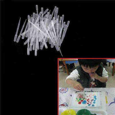 100PCS/set Disposable Polyethylene Graduated Lab Experiment