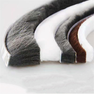 Self-adhesive Bristles Wool Pile Weatherstrip Sliding Door