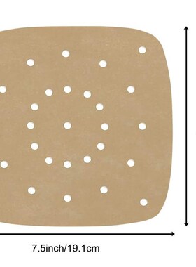 Air-Fryer-Pads 200-Sheets Square Steamer-Paper/silicone-Pape