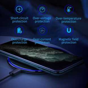 15W Qi Wireless Charger For iPhone 13 12 11 XS X XR 8 Airpod