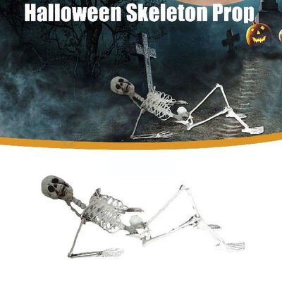 70cm Simulation Human Skeleton Ornament Halloween Party