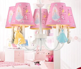 Children toon Bedroom Chandelier Snow White Girl Bedroom Roo