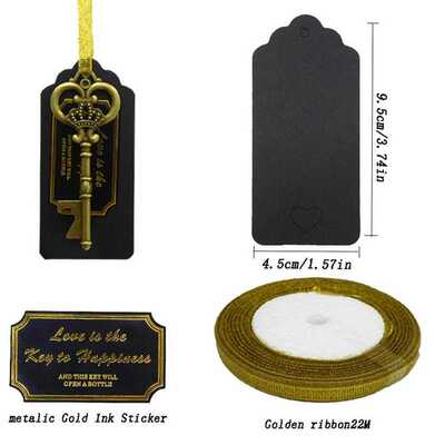 30/50pcs Bottle opener key vintage wedding decoration suppli