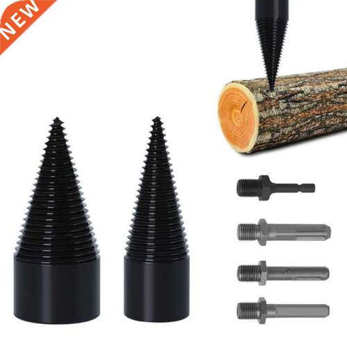 6pcs Wood Splitter Drill Bits Drill Screw Cone Driver Firewo