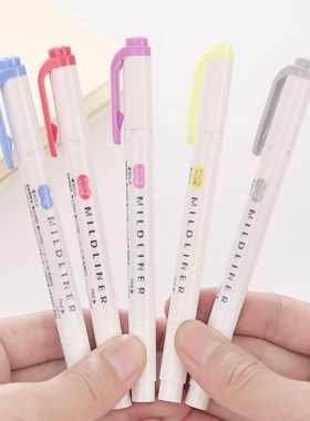 Japanese stationery zebra Mild liner double headed fluoresce