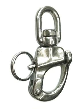 316 Stainless Steel Swivel Eye Snap Shackle Quick Release
