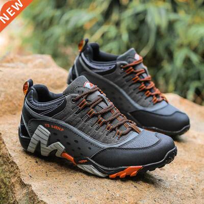 2022 Outdoor Genuine Leather rekking Shoes Couple Men Hiking