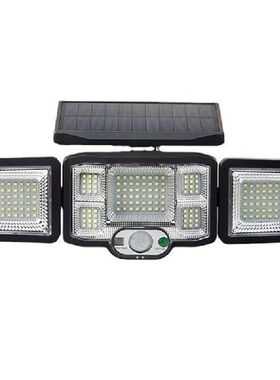 Outdoor LED Solar Lights 3Head Motion Sensor Patio